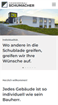 Mobile Screenshot of gewerbebau-schumacher.de